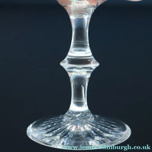 Load image into Gallery viewer, SET OF SIX Vintage Edinburgh Crystal HOCK Wine Glasses. STAR OF EDINBURGH Pattern: 6 1/4 inches
