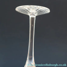 Load image into Gallery viewer, Set of Six: Vintage Edinburgh Crystal WHITE WINE Glasses. SYMPHONY PATTERN. 8 1/2 inches (CODE E)
