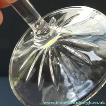 Load image into Gallery viewer, Set of Six Vintage ROYAL DOULTON Long Stemmed Wine Glasses: Earlswood Pattern
