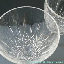 Load image into Gallery viewer, Set of Six Vintage ROYAL DOULTON Long Stemmed Wine Glasses: Earlswood Pattern
