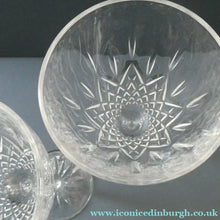Load image into Gallery viewer, Set of Six Vintage ROYAL DOULTON Long Stemmed Wine Glasses: Earlswood Pattern
