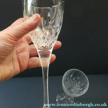 Load image into Gallery viewer, Set of Six Vintage ROYAL DOULTON Long Stemmed Wine Glasses: Earlswood Pattern
