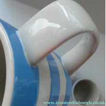 Load image into Gallery viewer, Set of THREE Contemporary CLASSIC TG Green CORNISHWARE Coffee Mugs
