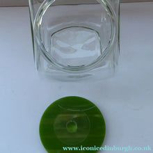Load image into Gallery viewer, Three Large Clear Glass Storage or Sweetie Jars with Perspex Fitted Lids
