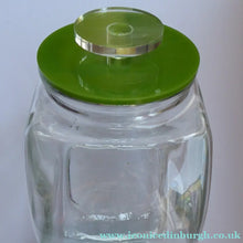 Load image into Gallery viewer, Three Large Clear Glass Storage or Sweetie Jars with Perspex Fitted Lids
