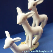 Load image into Gallery viewer, 1930s Complete Set of Plichta Midwinter Larry the Lamb Figurines
