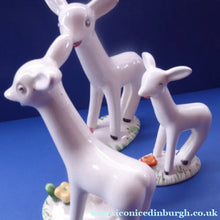 Load image into Gallery viewer, 1930s Complete Set of Plichta Midwinter Larry the Lamb Figurines
