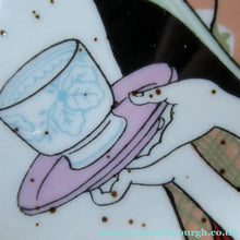Load image into Gallery viewer, Three Japanese Stoneware Stoneware Plates. Geisha Girls
