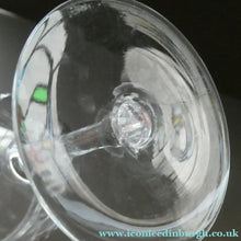 Load image into Gallery viewer, SEYMOUR Pattern. Vintage TUDOR Crystal Wine Glasses. SIX GLASSES. 5 7/8 inches in height
