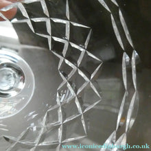 Load image into Gallery viewer, SEYMOUR Pattern. Vintage TUDOR Crystal Wine Glasses. SIX GLASSES. 5 7/8 inches in height
