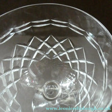 Load image into Gallery viewer, SEYMOUR Pattern. Vintage TUDOR Crystal Wine Glasses. SIX GLASSES. 5 7/8 inches in height
