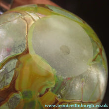 Load image into Gallery viewer, Siddy Langley British Studio Bowl Lustre Glass Bowl with Iridescent Gold Trails

