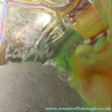 Load image into Gallery viewer, Siddy Langley British Studio Bowl Lustre Glass Bowl with Iridescent Gold Trails
