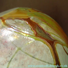 Load image into Gallery viewer, Siddy Langley British Studio Bowl Lustre Glass Bowl with Iridescent Gold Trails
