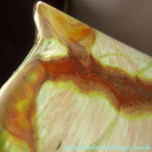 Load image into Gallery viewer, Siddy Langley British Studio Bowl Lustre Glass Bowl with Iridescent Gold Trails
