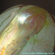 Load image into Gallery viewer, Siddy Langley British Studio Bowl Lustre Glass Bowl with Iridescent Gold Trails
