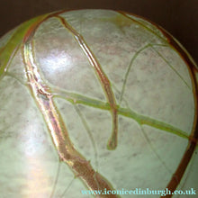 Load image into Gallery viewer, Siddy Langley British Studio Bowl Lustre Glass Bowl with Iridescent Gold Trails
