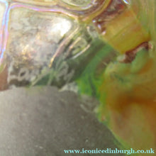 Load image into Gallery viewer, Siddy Langley British Studio Bowl Lustre Glass Bowl with Iridescent Gold Trails
