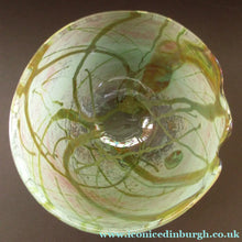 Load image into Gallery viewer, Siddy Langley British Studio Bowl Lustre Glass Bowl with Iridescent Gold Trails
