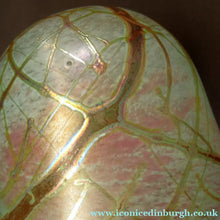 Load image into Gallery viewer, Siddy Langley British Studio Bowl Lustre Glass Bowl with Iridescent Gold Trails
