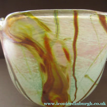 Load image into Gallery viewer, Siddy Langley British Studio Bowl Lustre Glass Bowl with Iridescent Gold Trails
