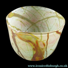 Load image into Gallery viewer, Siddy Langley British Studio Bowl Lustre Glass Bowl with Iridescent Gold Trails
