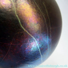 Load image into Gallery viewer, 1981 Siddy Langley 1981 British Studio Glass Iridescent Bowl 
