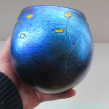 Load image into Gallery viewer, 1981 Siddy Langley 1981 British Studio Glass Iridescent Bowl 
