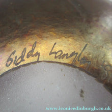 Load image into Gallery viewer, 1981 Siddy Langley 1981 British Studio Glass Iridescent Bowl 
