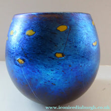 Load image into Gallery viewer, 1981 Siddy Langley 1981 British Studio Glass Iridescent Bowl 
