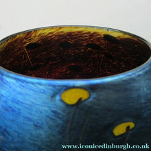 Load image into Gallery viewer, 1981 Siddy Langley 1981 British Studio Glass Iridescent Bowl 

