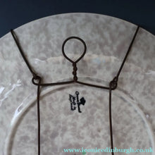 Load image into Gallery viewer, SIGNED Charlotte Rhead Tube Lined Charger for Crown Ducal. PERSIAN ROSE Platter. 12 1/2 inches
