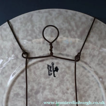 Load image into Gallery viewer, SIGNED Charlotte Rhead Tube Lined Charger for Crown Ducal. PERSIAN ROSE Platter. 12 1/2 inches
