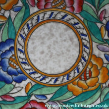 Load image into Gallery viewer, SIGNED Charlotte Rhead Tube Lined Charger for Crown Ducal. PERSIAN ROSE Platter. 12 1/2 inches
