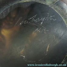Load image into Gallery viewer, 1980s Iridescent Swirls Paperweight signed Peter Layton British Art Glass
