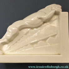 Load image into Gallery viewer, SINGLE 1930s French Art Deco Ceramic PANTHER Bookend. Signed Lemenceau

