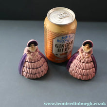 Load image into Gallery viewer, SINGLE Carlton Ware Crinoline Lady Ceramic Napkin Rings c 1935 (A) - British Ceramics
