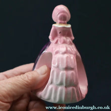 Load image into Gallery viewer, SINGLE Carlton Ware Crinoline Lady Ceramic Napkin Rings, c 1935
