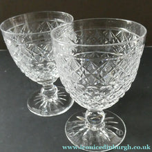Load image into Gallery viewer, Pair of 1920s Edinburgh Crystal Gin and Tonic Glasses
