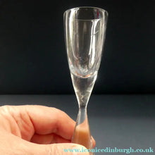 Load image into Gallery viewer, 1950s HOLMEGAARD Princess Schnapps Glasses with Internal Bubble
