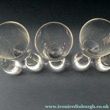 Load image into Gallery viewer, 1950s HOLMEGAARD Princess Schnapps Glasses with Internal Bubble
