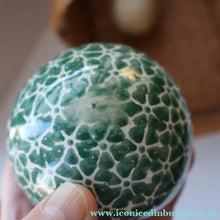 Load image into Gallery viewer, SINGLE Scottish Victorian Ceramic Carpet Bowl. Dark Green Floral Pattern

