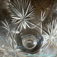 Load image into Gallery viewer, Vintage Edinburgh Crystal LARGE Red Wine Glass or Water Goblet. STAR OF EDINBURGH Pattern. 7 inches
