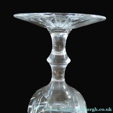 Load image into Gallery viewer, Vintage Edinburgh Crystal LARGE Red Wine Glass or Water Goblet. STAR OF EDINBURGH Pattern. 7 inches
