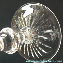 Load image into Gallery viewer, SINGLE: Vintage Edinburgh Crystal White Wine Glass. STAR OF EDINBURGH Pattern: 6 inches
