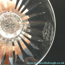 Load image into Gallery viewer, SINGLE: Vintage Edinburgh Crystal White Wine Glass. STAR OF EDINBURGH Pattern: 6 inches
