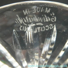 Load image into Gallery viewer, SINGLE: Vintage Edinburgh Crystal White Wine Glass. STAR OF EDINBURGH Pattern: 6 inches
