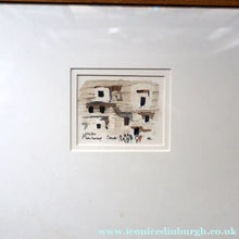 Load image into Gallery viewer, Charming Little Original Watercolour Sketch of the Dunhuang Tombs by Sir Hugh Casson (1910 - 1999). Signed with

