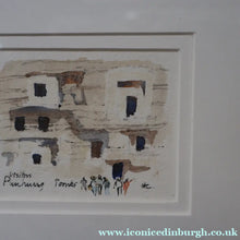 Load image into Gallery viewer, Charming Little Original Watercolour Sketch of the Dunhuang Tombs by Sir Hugh Casson (1910 - 1999). Signed with
