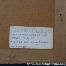 Load image into Gallery viewer, Charming Little Original Watercolour Sketch of the Dunhuang Tombs by Sir Hugh Casson (1910 - 1999). Signed with
